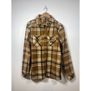 Quicksilver Surf‎ Days Long Sleeve Fleece Shirt Men S Bone Brown